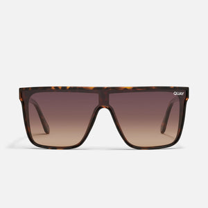 QUAY Nightfall - Tort Brown Polarized Sunglasses