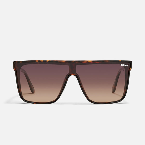 QUAY Nightfall - Tort Brown Polarized Sunglasses