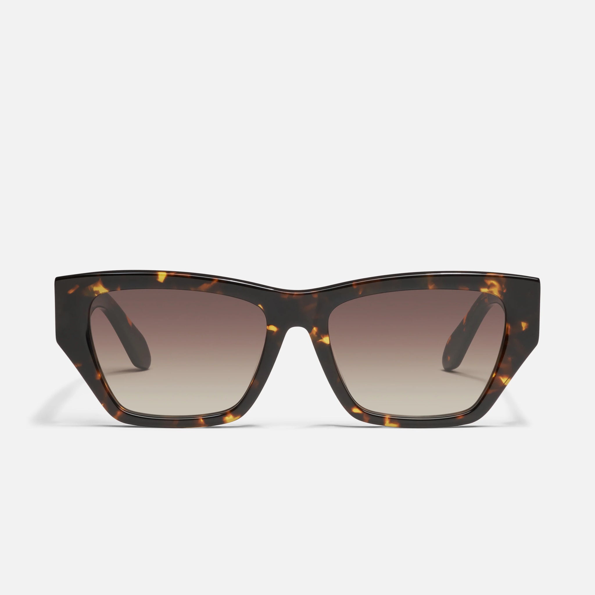 QUAY No Apologies Sunglasses - Tortoise Yellow/Brown