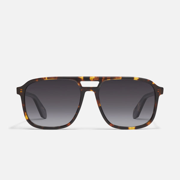 QUAY On The Fly Sunglasses - Tort/Smoke Polarized