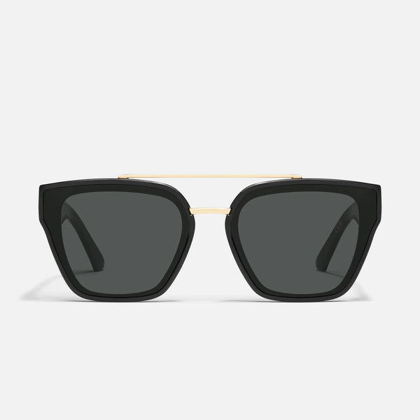 QUAY Sweet Talker Sunglasses - Black/Smoke