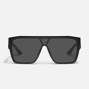 QUAY Tempo Sunglasses - Black/Black