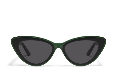 QUAY Tempted Sunglasses - Forest/Smoke (Exclusive Colourway)