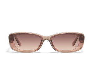 QUAY Vibe Check Sunglasses - Doe/Brown Fawn (Exclusive Colourway)