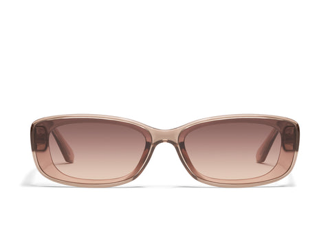 QUAY Vibe Check Sunglasses - Doe/Brown Fawn (Exclusive Colourway)