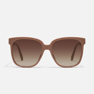 QUAY Wide Awake Sunglasses - Oat/Brown