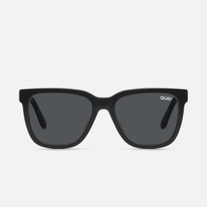QUAY Wired Medium Sunglasses - Black/Smoke Polarized