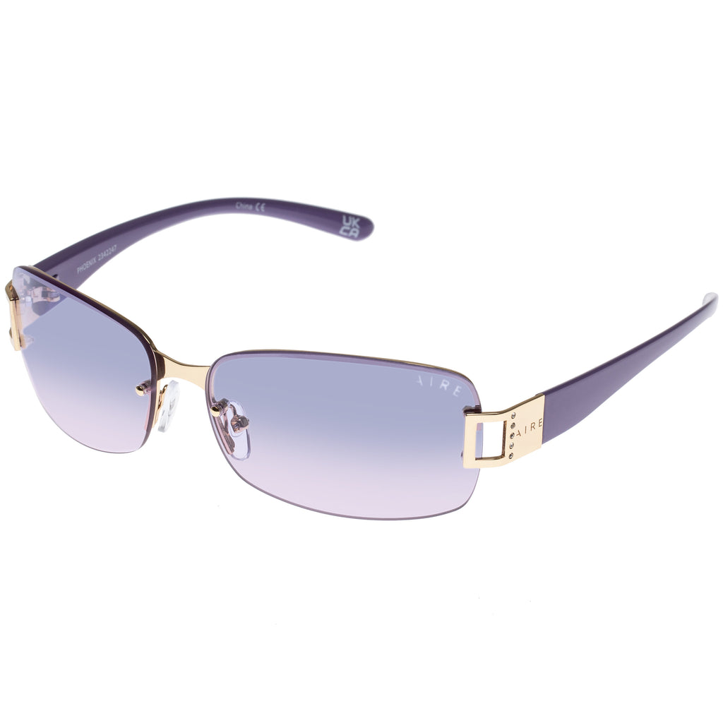 AIRE Phoenix - Bright Gold/Lilac Sunglasses | Official Malaysia