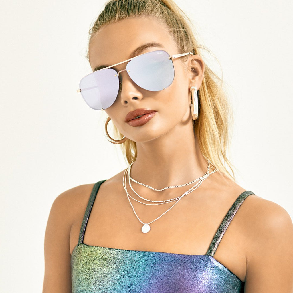 High key best sale rimless sunglasses