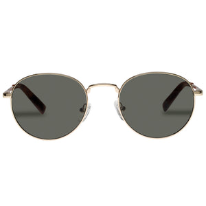 LE SPECS LOST LEGACY Gold Green Mono Sunglasses | PresenceConcept.com