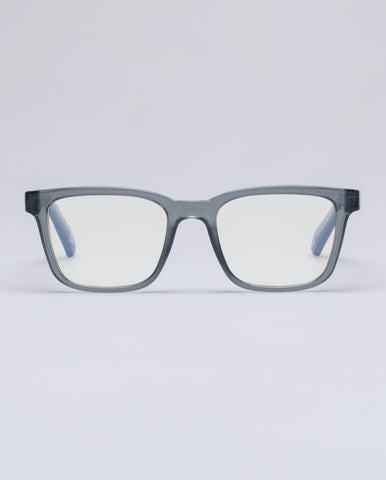 The Book Club "A Doom Of Funs Blown" Blue Light Reading Glasses - Grey